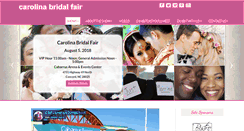 Desktop Screenshot of carolinabridalfair.com